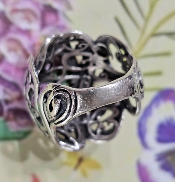 Carolyn Pollack Relios 925 Swirl Dome Ring - Picture 9 of 16